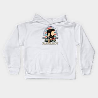 GENTLEMEN'S SHAVING & HAIRCUT Kids Hoodie